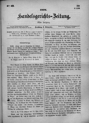 No. 42. 6. November 1878