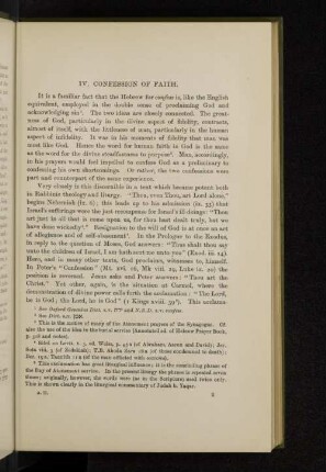 IV. Confession of faith.