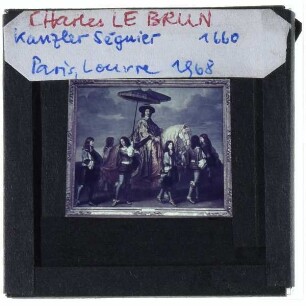 Le Brun, Der Kanzler Séguier beim Einzug Ludwigs XIV. in Paris