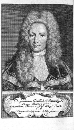 Christianus Gottlieb. Schwarzius.