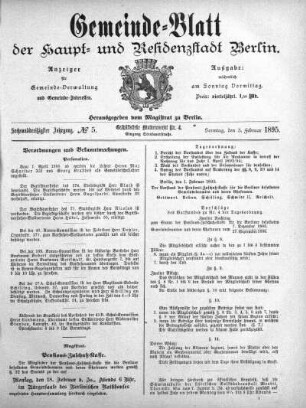 1895,5: No. 5, 3. Februar 1895