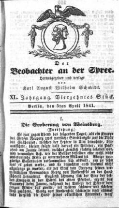 14. Stueck, 5. April 1841
