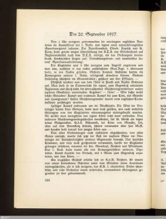 Der 20. September 1917