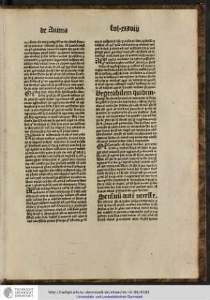 Postquam Arestoteles in precedentibus determinavit de singulis partibus anime scilicet de anima vegetativa sensitiva intellectiva et motiva secundum locum, hic consequenter vult ostendere quomodo se habent iste partes...