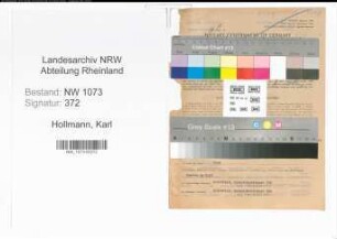 Entnazifizierung Karl Hollmann , geb. 13.03.1908 (Ingenieur)