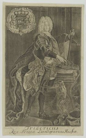 Bildnis des Fridericus, König von Schweden