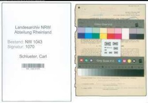 Entnazifizierung Carl Schlueter , geb. 06.10.1897 (Anstreicher)