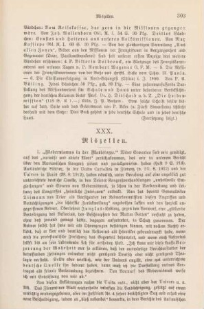 303-308 Miszellen