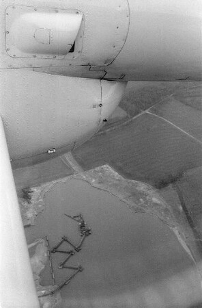 DLT-Flug von Stuttgart nach Hannover : DLT-Flug von Stuttgart nach Hannover; land art