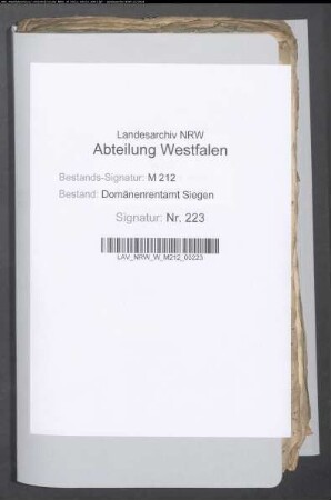 Verpachtung von herrschaftlichen Waldwiesen in der Mairie Hilchenbach