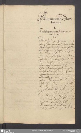 Hüttenmännische Bemerkungen
