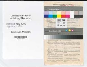 Entnazifizierung Wilhelm Tenbusch, geb. 30.11.1911 (Verw.Referent)