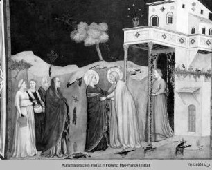 Ausmalung des Nordquerhauses : Christusszenen : Heimsuchung