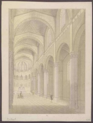 Innenansicht von St. Cyriakus (in Bulach)