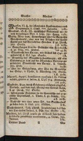 1-50, Maassen - Meidinger