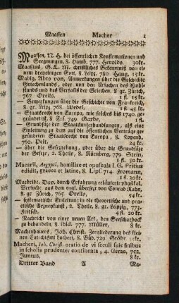 1-50, Maassen - Meidinger