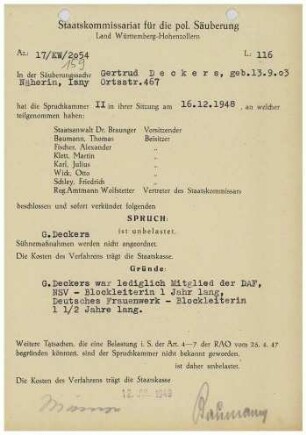 Deckers, Gertrud
