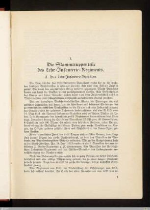 A. Das Lehr-Infanterie-Bataillon