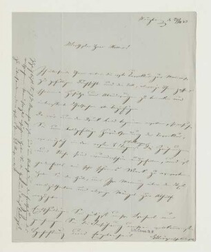 Brief von Carl Etlinger an Joseph Heller