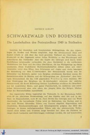 Schwarzwald Und Bodensee