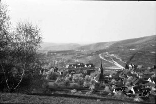 Bickensohl: Blick von oben auf Bickensohl