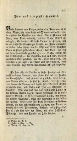 Drei und vierzigste Homilie