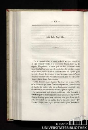 De la cuite