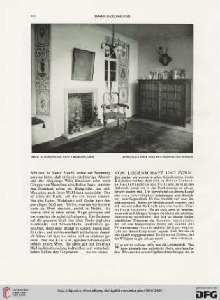 Von Leidenschaft und Form