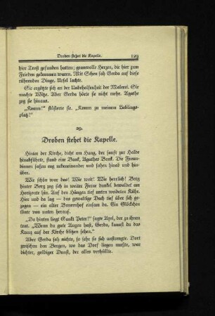 29. Droben steht die Kapelle.