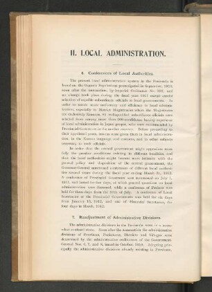 6. Conferences of Local Authorities.