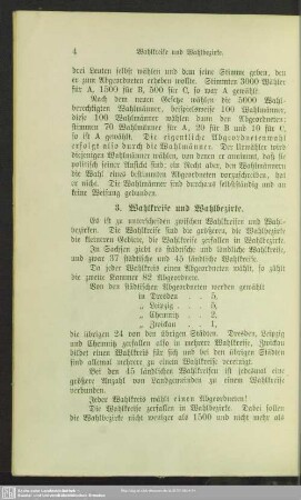 3. Wahlkreise und Wahlbezirke