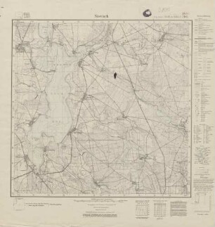 3951 (alte Nr.: 2183) Niewisch, Meßtischblatt (4cm - Karte)
