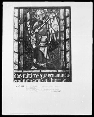 Nordöstliches Chorfenster — Der Apostel Bartholomäus