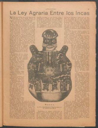 La ley agraria entre los Incas