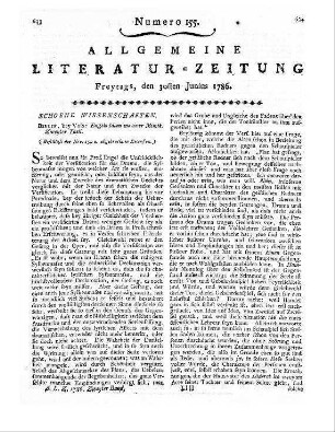 Strack, C.: Beobachtungen über die Wechselfieber. A. d. Lat. übers. v. A. F. A. Diel. Offenbach am Main: Weiss und Brede 1786