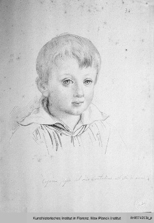 Porträt eines vierjährigen Jungen (Cesare)