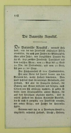 Die Batavische Republik
