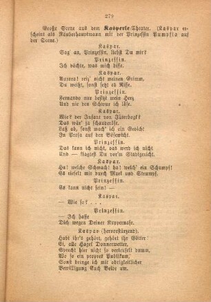 Große Scene aus dem Kasperle=Theater.