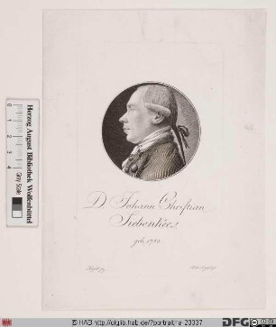 Bildnis Johann Christian Siebenkees