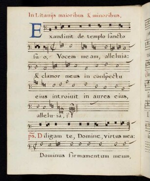 33v - 34r Exaudivit de templo sancto suo