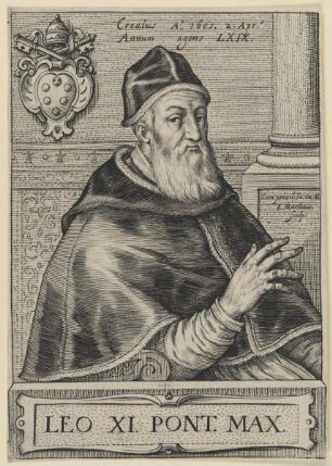 Bildnis des Papstes Leo XI.