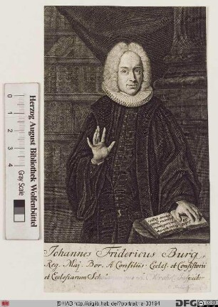 Bildnis Johann Friedrich Burg