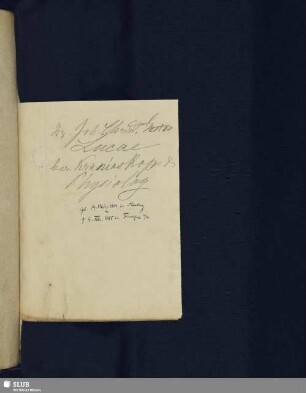Nr. 34. Lucae, Johann Christian Gustav