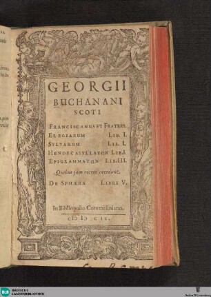 Georgii Buchanani Scoti Franciscanus Et Fratres.