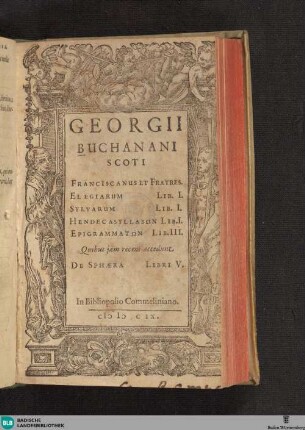 Georgii Buchanani Scoti Franciscanus Et Fratres.