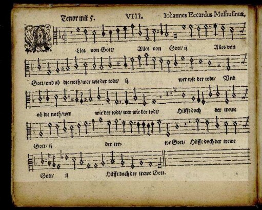 VIII. Alles von Gott
