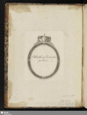[Exlibris] Kurfürstliche Bibliothek (Dresden)