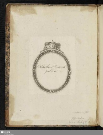 [Exlibris] Kurfürstliche Bibliothek (Dresden)