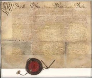 Kaiser Rudolf II. bestätigt Bürgermeister und Rat der Stadt Bautzen die Gerichtsordnung (Appellationsordnung) vom 8. März 1595 sowie weitere Artikel zum Gerichtswesen.
