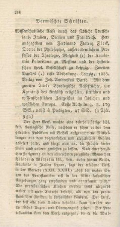 248-254 Vermischte Schriften
